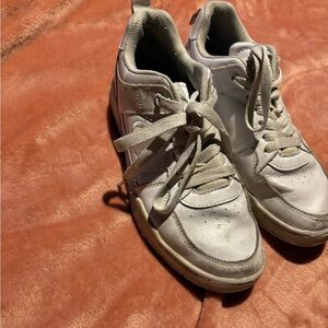 white blue and pink champion shoes size 9